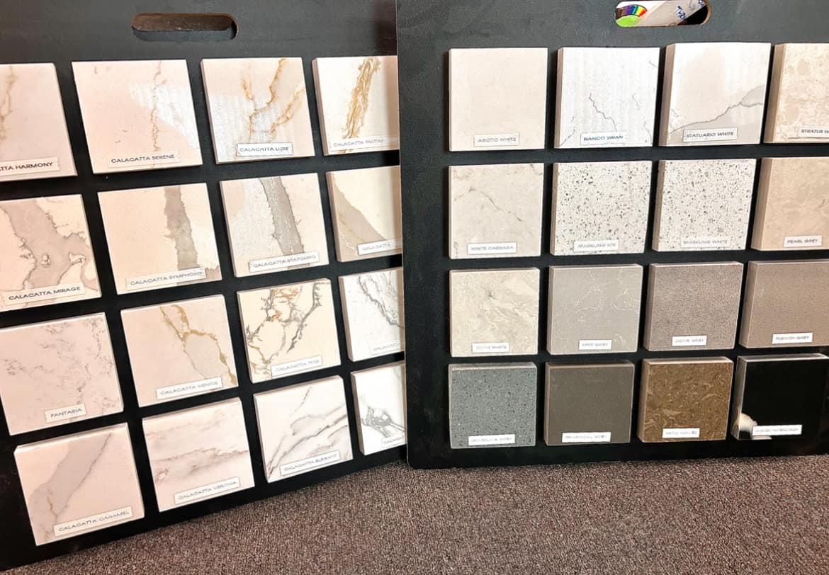 Counter top samples
